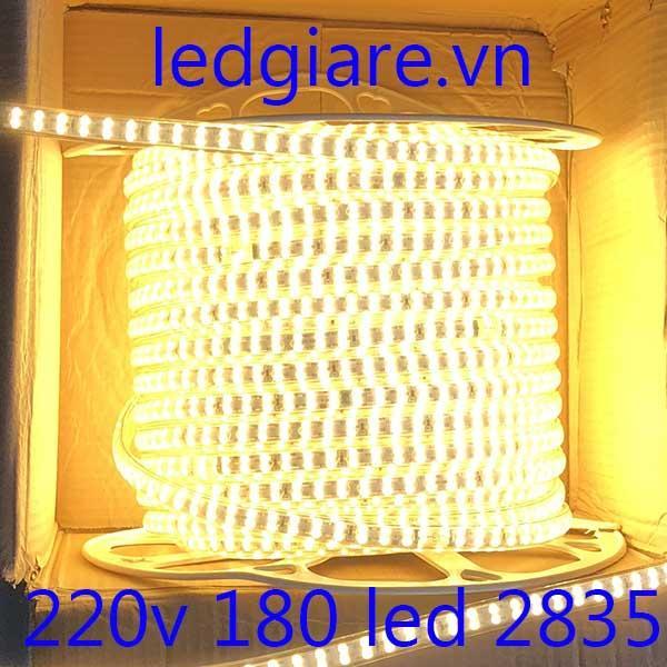 Đèn led dây 220v 2835 180 led 1 mét