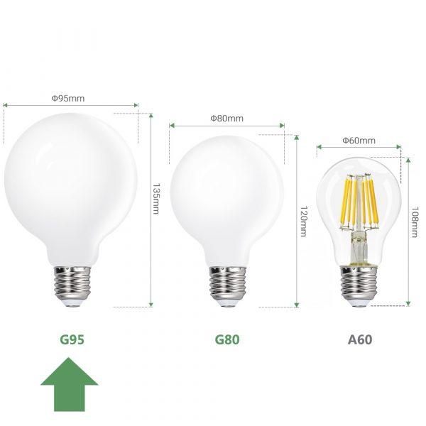 Đèn LED Edison G95 kiểu sợi đốt1