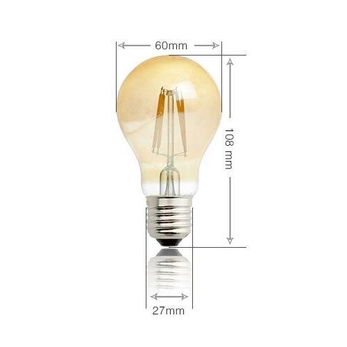 Đèn LED Edison A60 kiểu sợi đốt