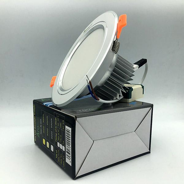 Đèn LED downlight 9w 3 màu Arolight
